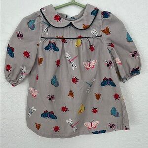 Darling Baby Boden dress with insects size 3-6 mo
